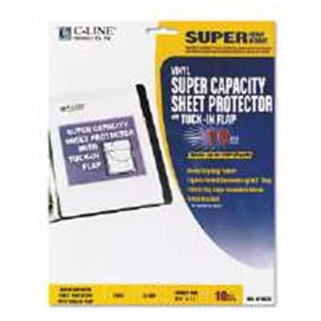 61027 Super Capacity Sheet Protector With Tuck-In Flap- Letter Size